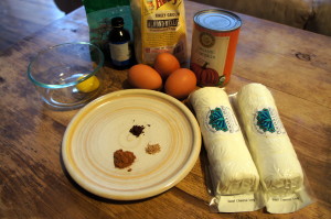 Pumpkin Cheesecake Ingredients