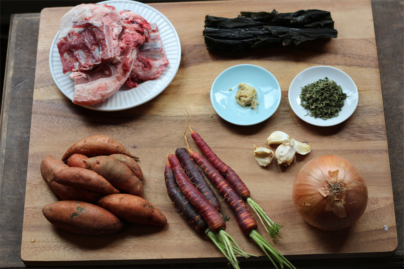 Real Food Bone Soup Ingredients