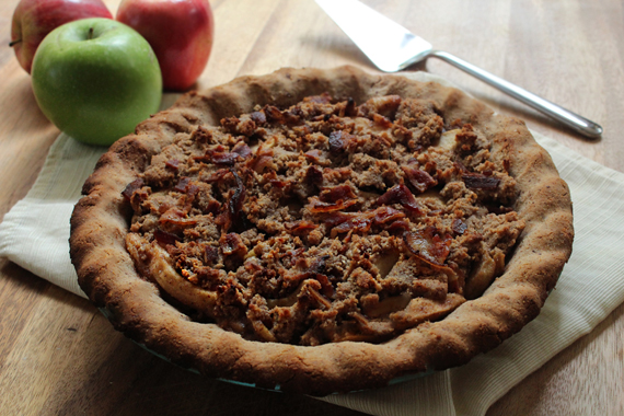 Bacon Bourbon Apple Pie