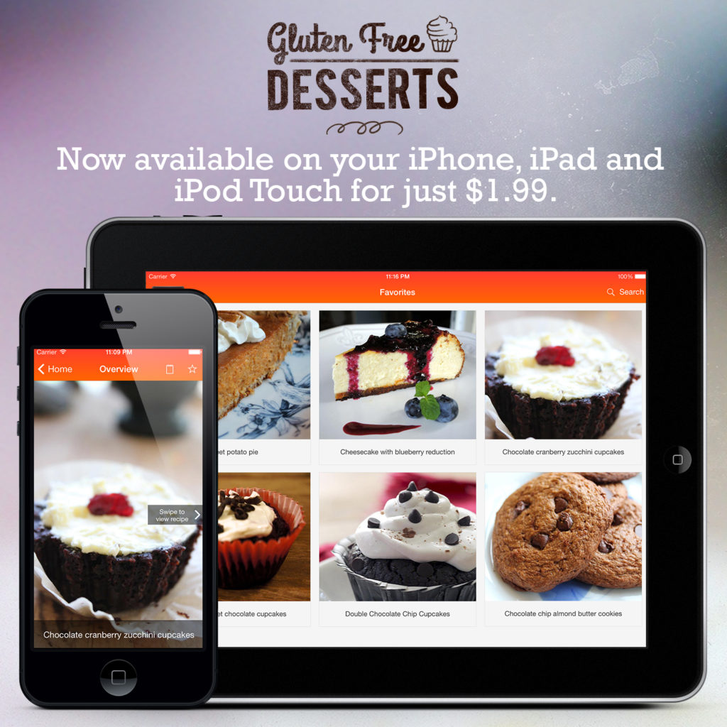 Gluten Free Desserts - Now Available for $1.99
